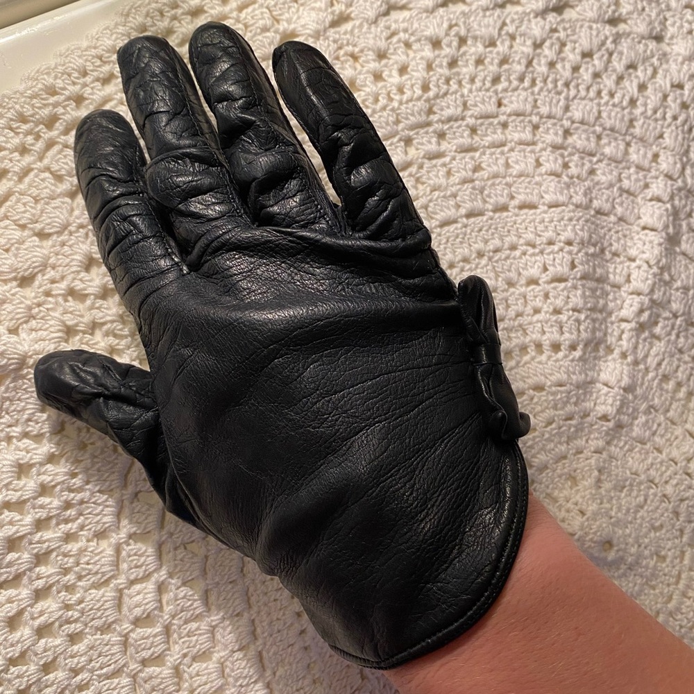 Vintage Lord and Taylor Silk lined Leather Gloves